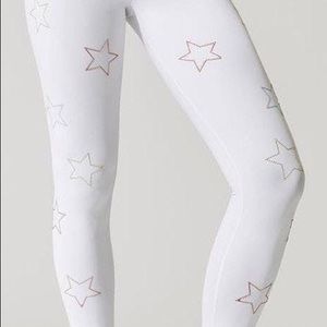 Beach Riot Star Legging White